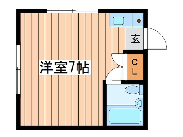 パティオイトナガの物件間取画像